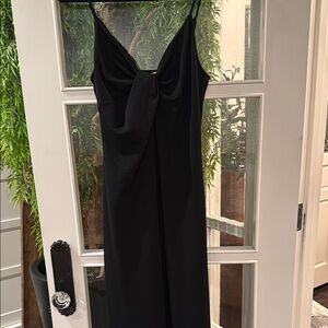 Elegant Short Black Mini Dress